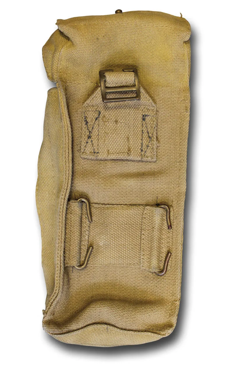 1937 PATTERN BASIC AMMO POUCH (WWII DATED, PRESS STUD, BRASS FITTINGS)