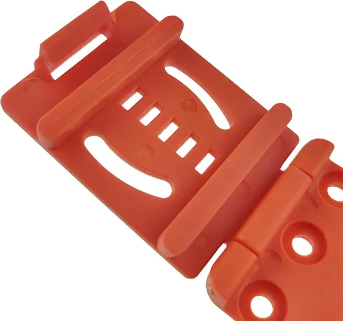 2-Pack Tactical Belt Clip Outdoor Camping Knife Blade Lock with Screws, Universal Utility EDC Belt Clip Gun Holsters Mag Pouches Sheath Tools with Hardware (Orange)