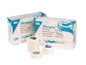 3M Health Care 1530-2 Paper Surgical Tape, 2" x 10 yd. Size (Pack of 60)