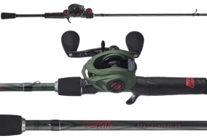 Abu Garcia Zata Vengeance 701Medium Heavy Fast LP Bait Casting Combo 7"