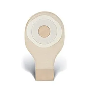 ActiveLife® One-Piece Stomahesive® Skin Barrier, Pre-Cut Stoma Opening 2" (50mm), Drainable Pouch, Transparent 12" (30.5cm), Tail Clip - Box of 10