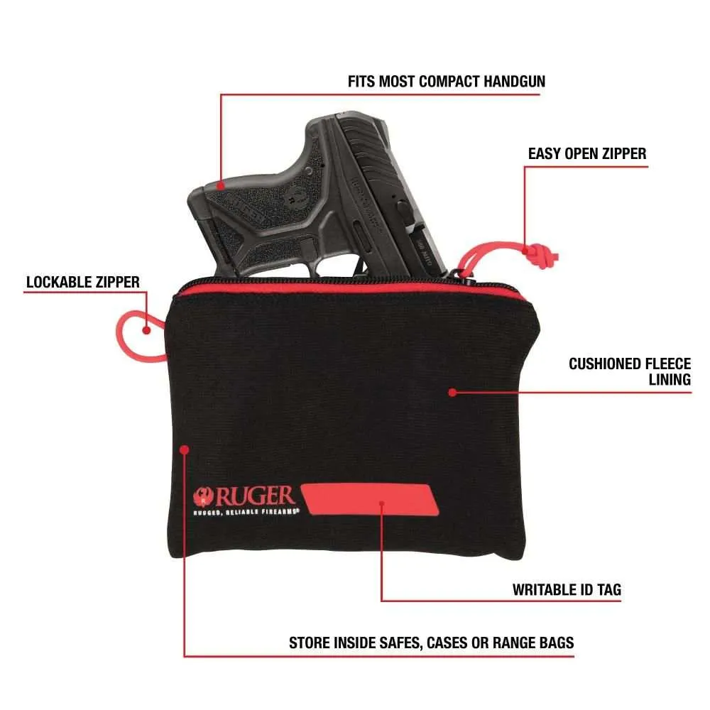 Allen RUGER PISTOL POUCH BLACK, COMPACT BY ALLEN
