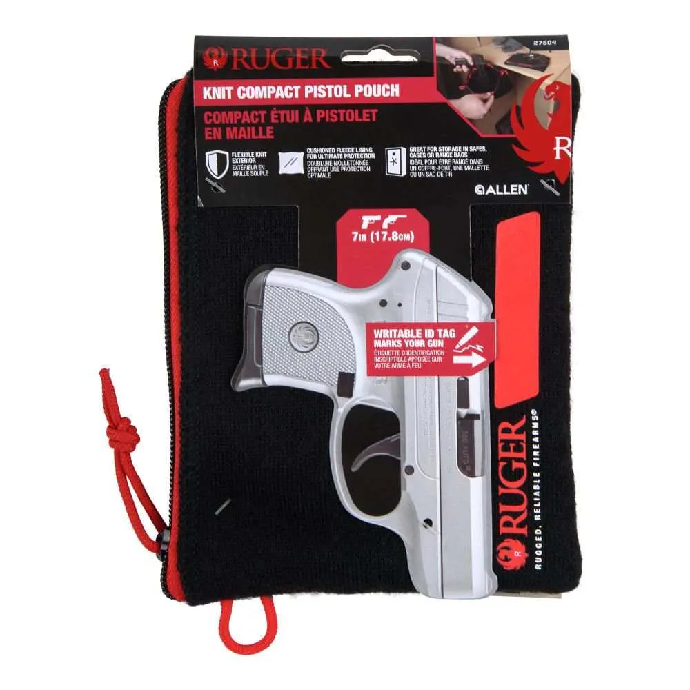 Allen RUGER PISTOL POUCH BLACK, COMPACT BY ALLEN