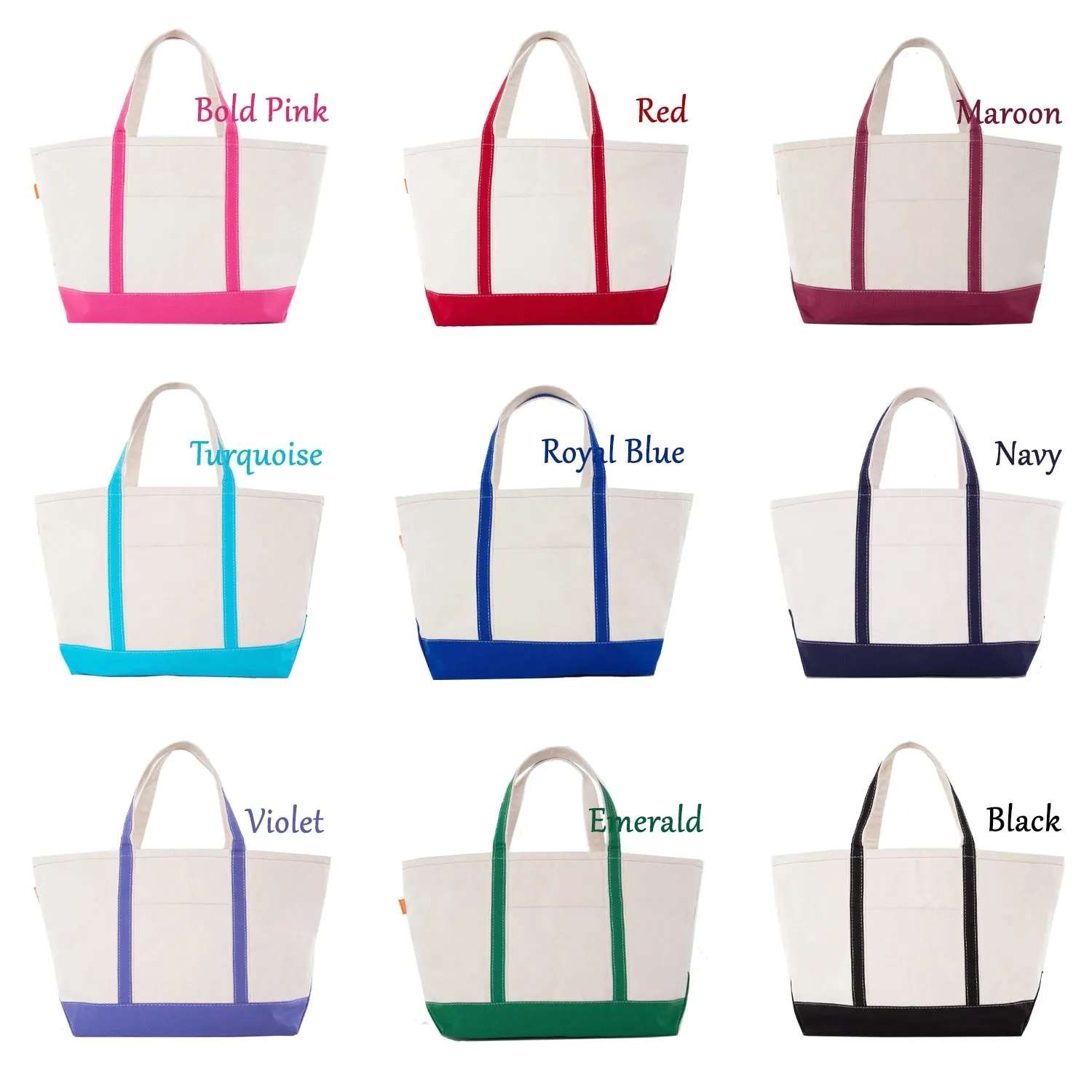 Alpha Phi Large Canvas Tote Bag