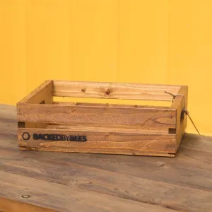 Backed By Bees Wooden Crates