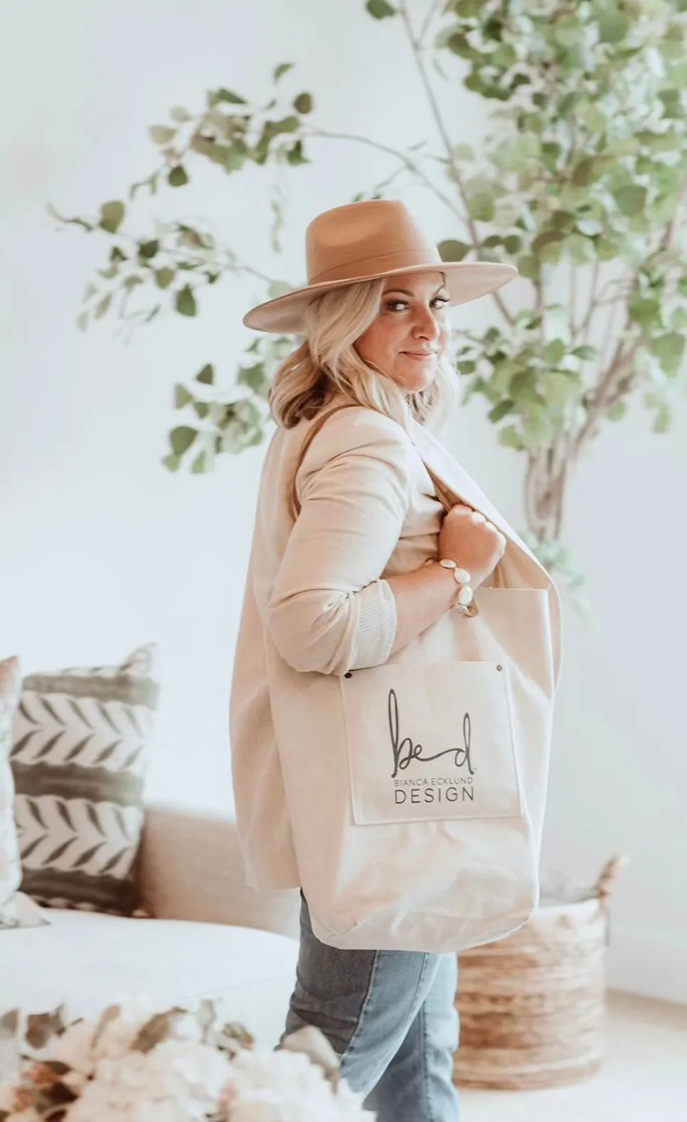 BED Leather Tote