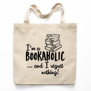Bookaholic Canvas Tote Bag