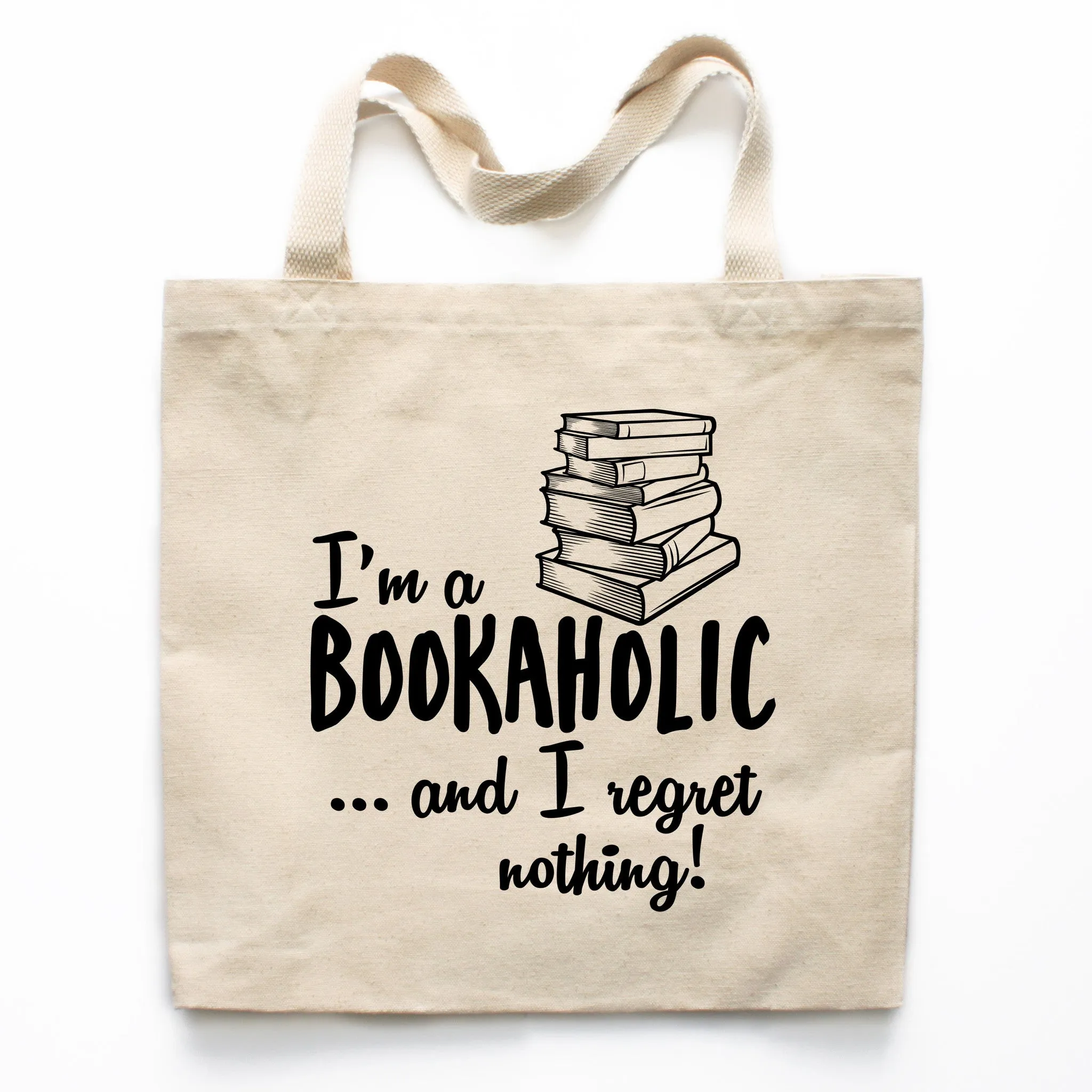 Bookaholic Canvas Tote Bag