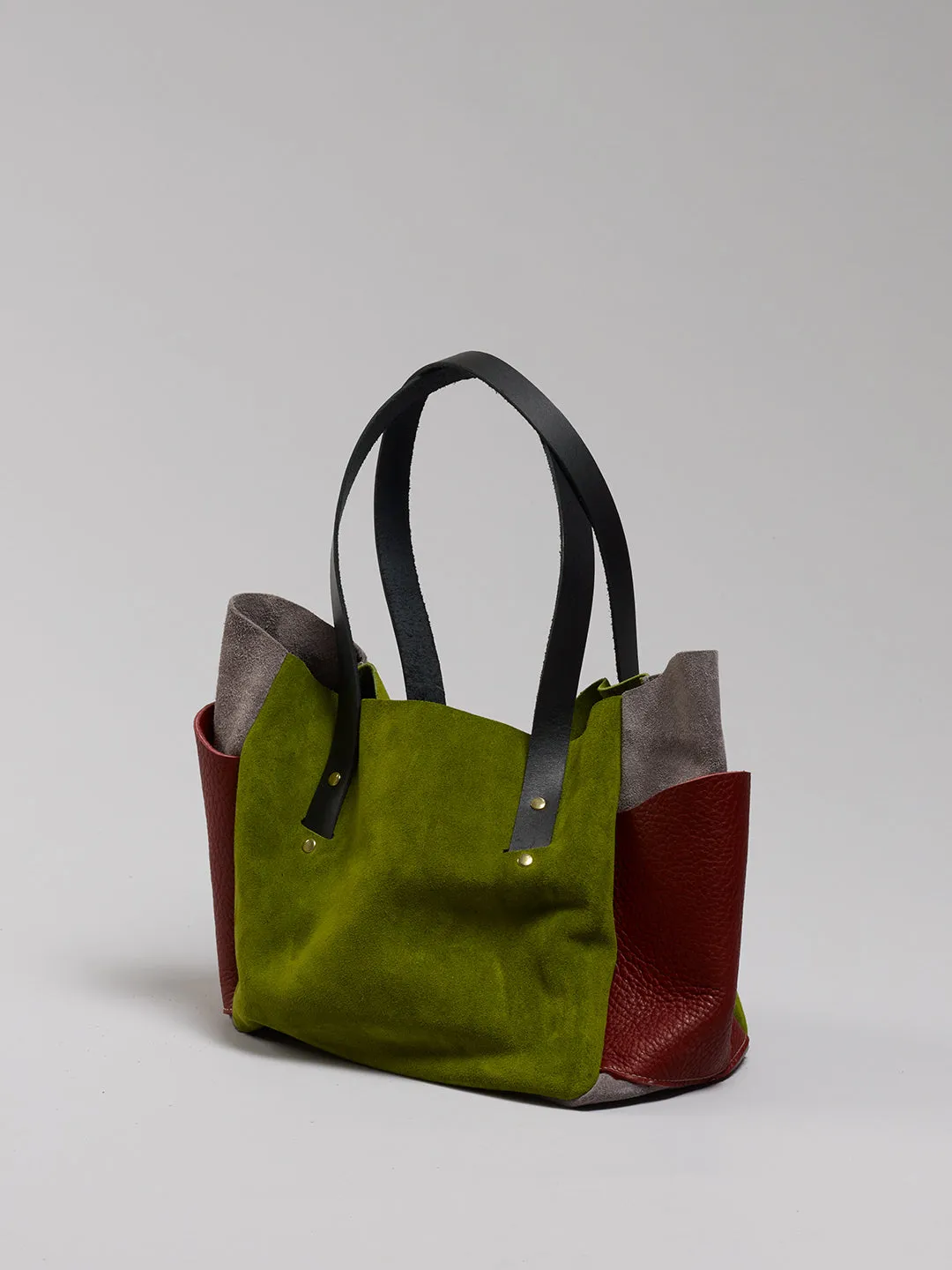 Brev MEDIUM carryall - Dark Chocolate & Black