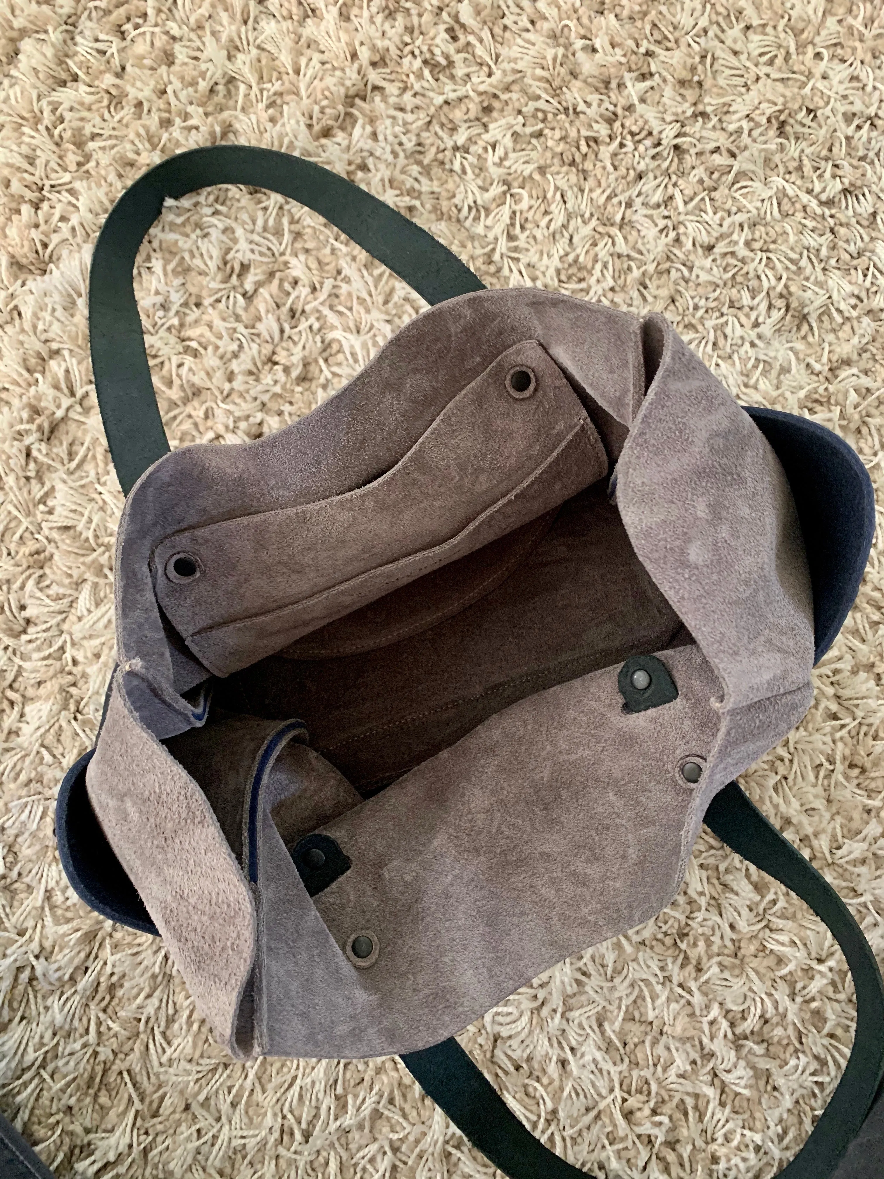 Brev MEDIUM carryall - Dark Chocolate & Black