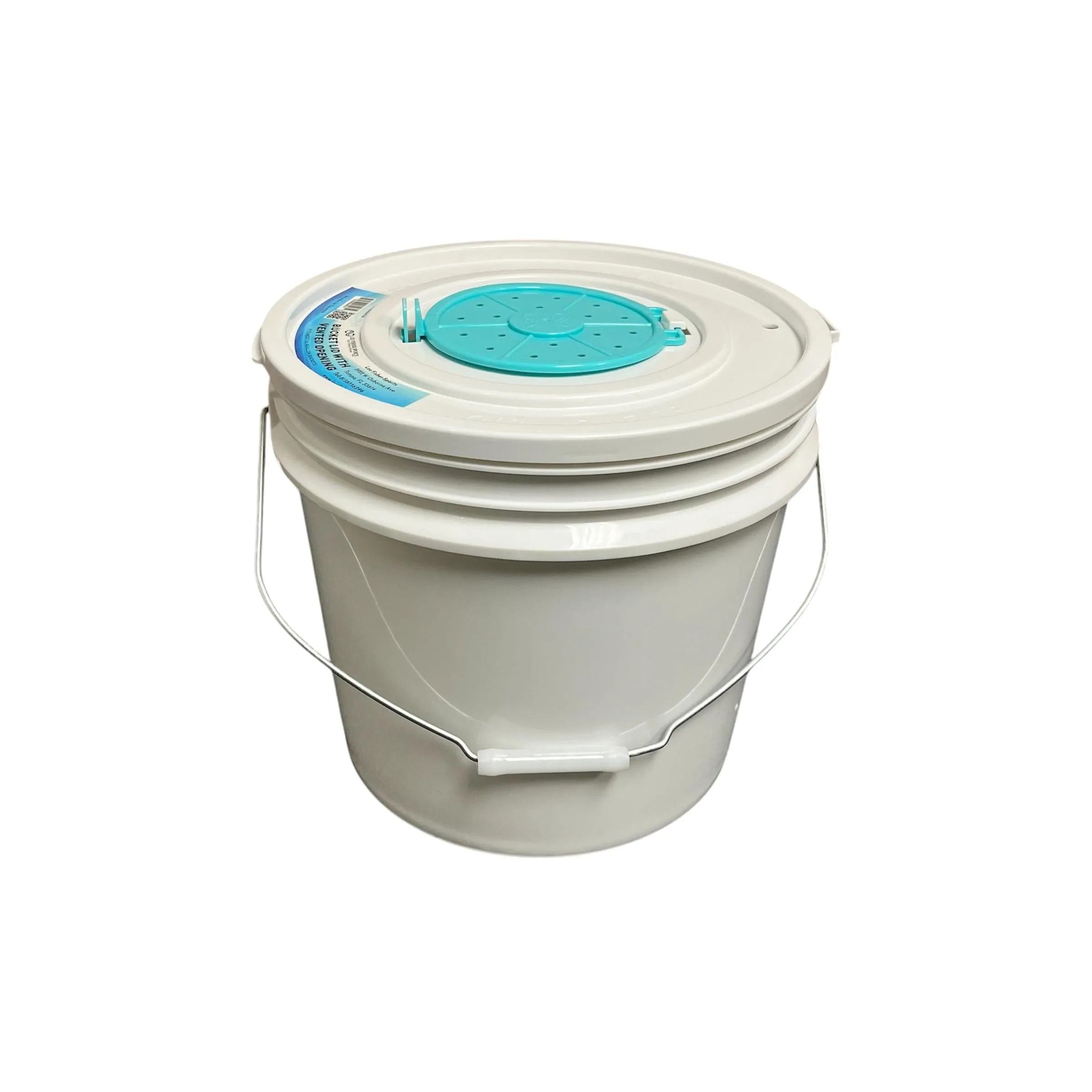 Bucket with Vented opening lid  Available in 3.5 gallon and 5 Gallon