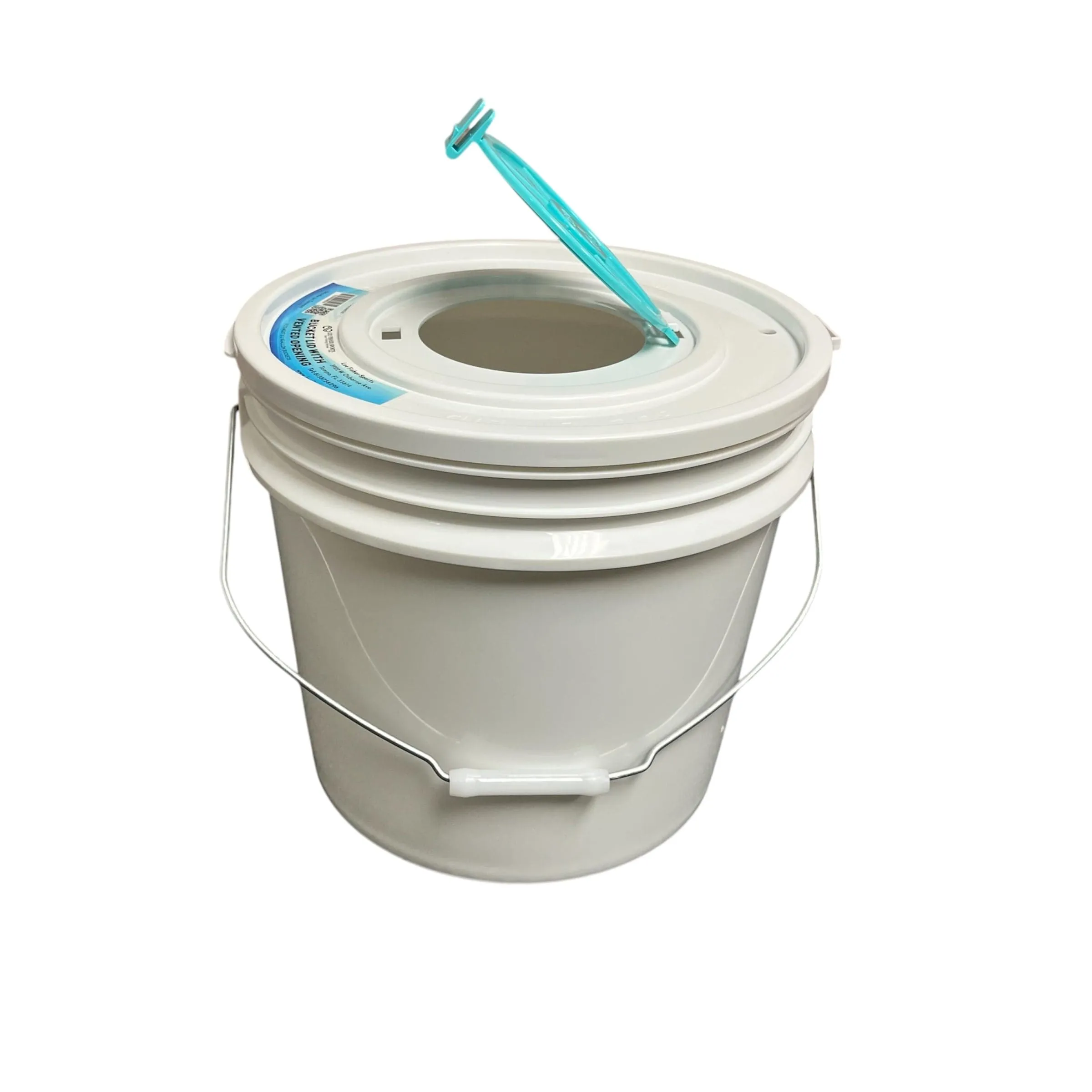 Bucket with Vented opening lid  Available in 3.5 gallon and 5 Gallon
