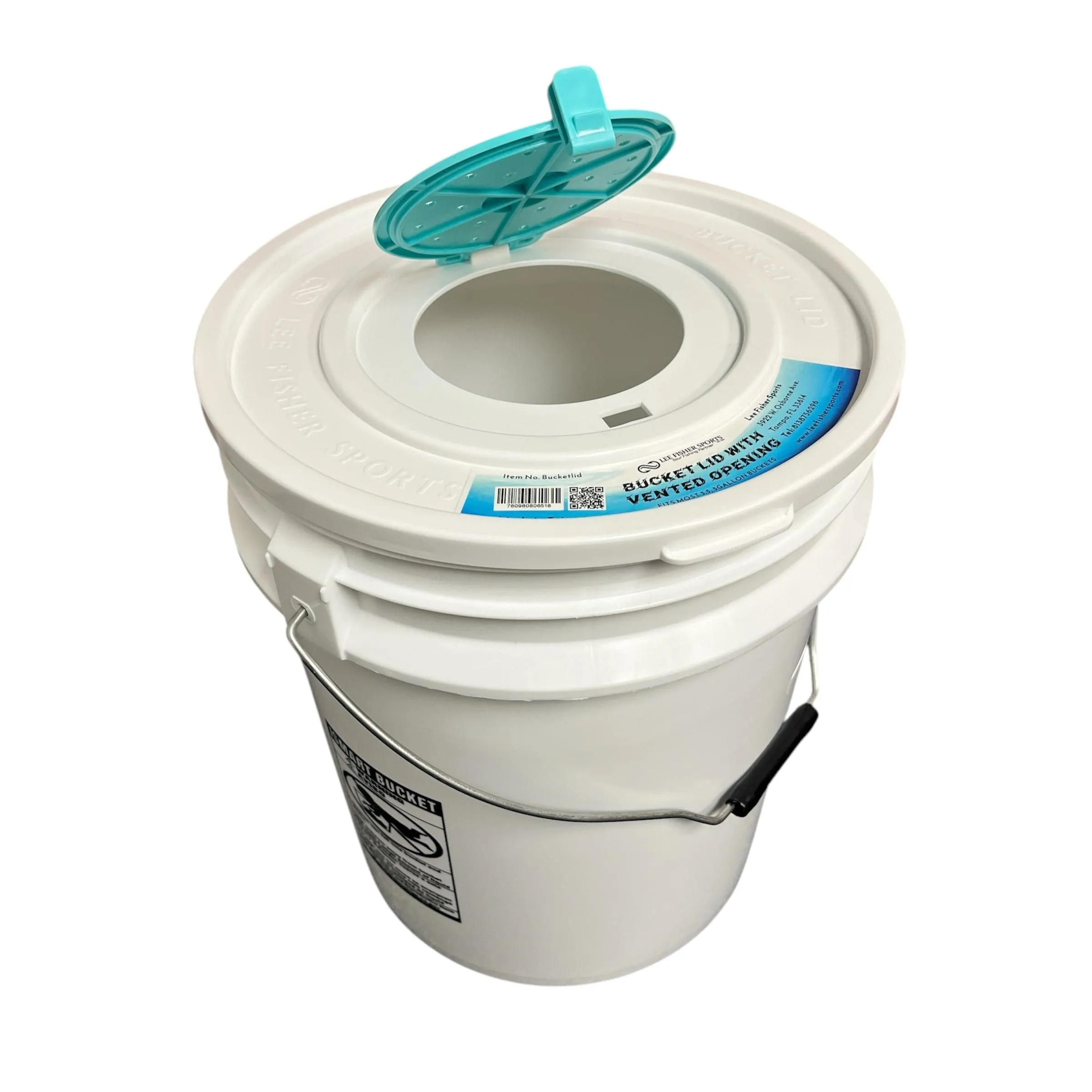 Bucket with Vented opening lid  Available in 3.5 gallon and 5 Gallon