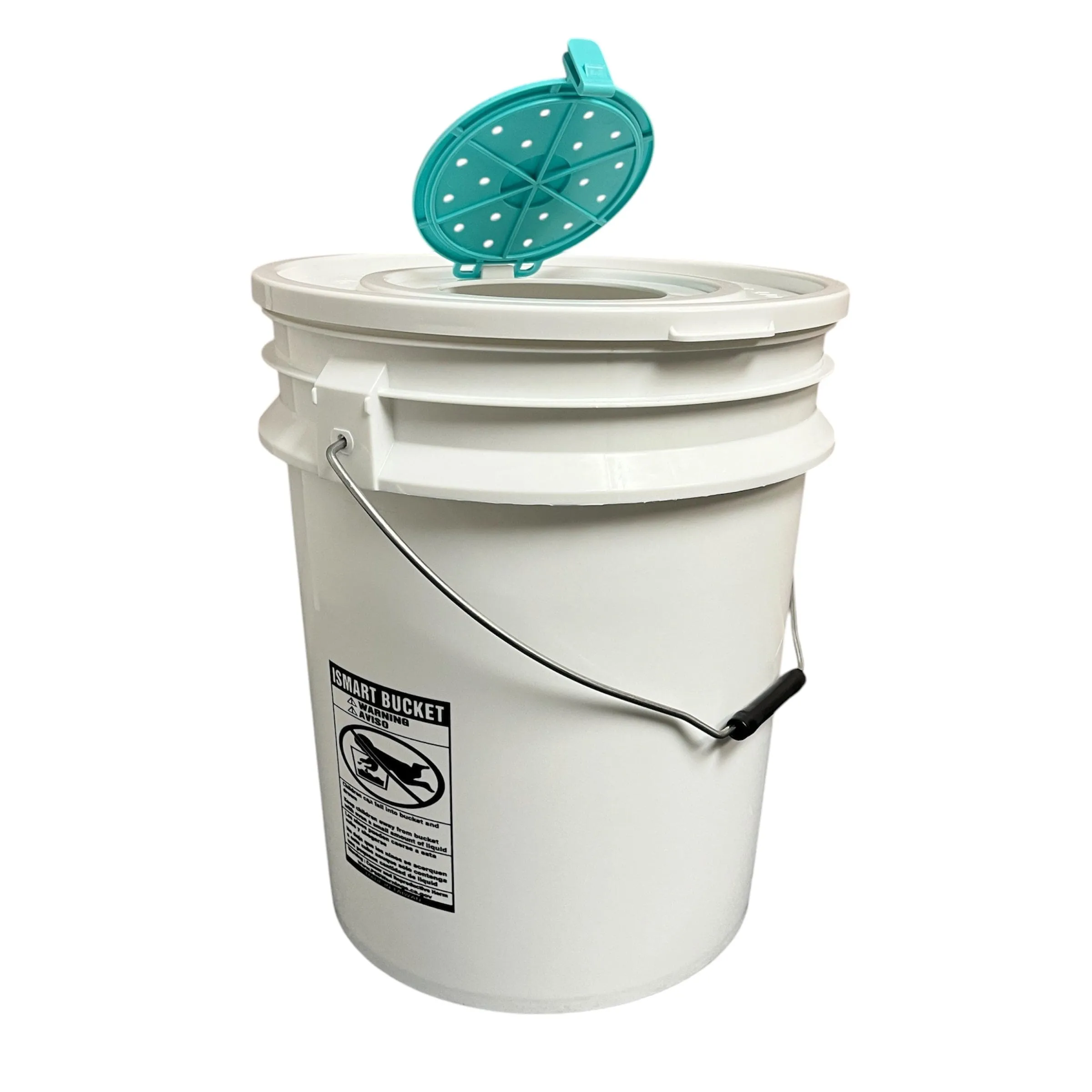Bucket with Vented opening lid  Available in 3.5 gallon and 5 Gallon