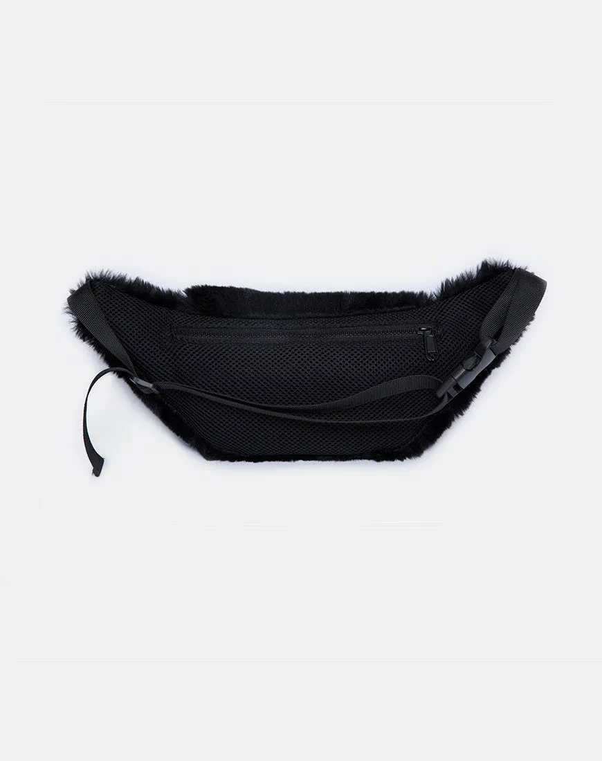 Bumbag in Fur Black