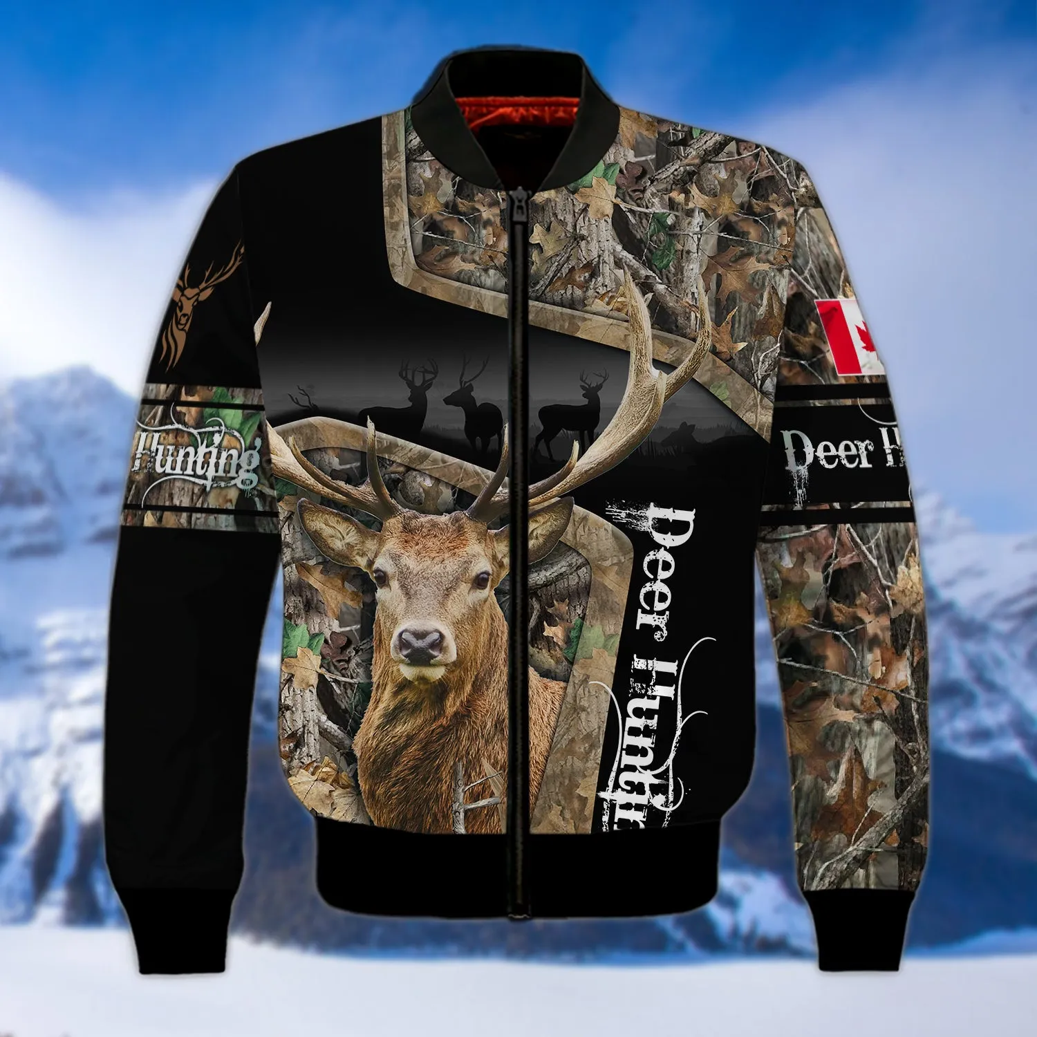 Canada Deer Hunting 3D Shirts For Men and Women Version 2