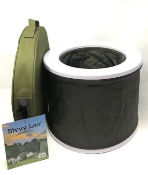CarpLife Collapsable Green Bivvy Loo and Accessories