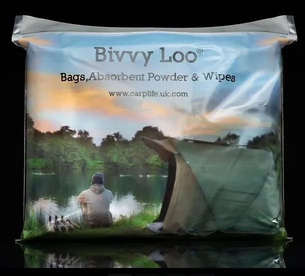 CarpLife Collapsable Green Bivvy Loo and Accessories
