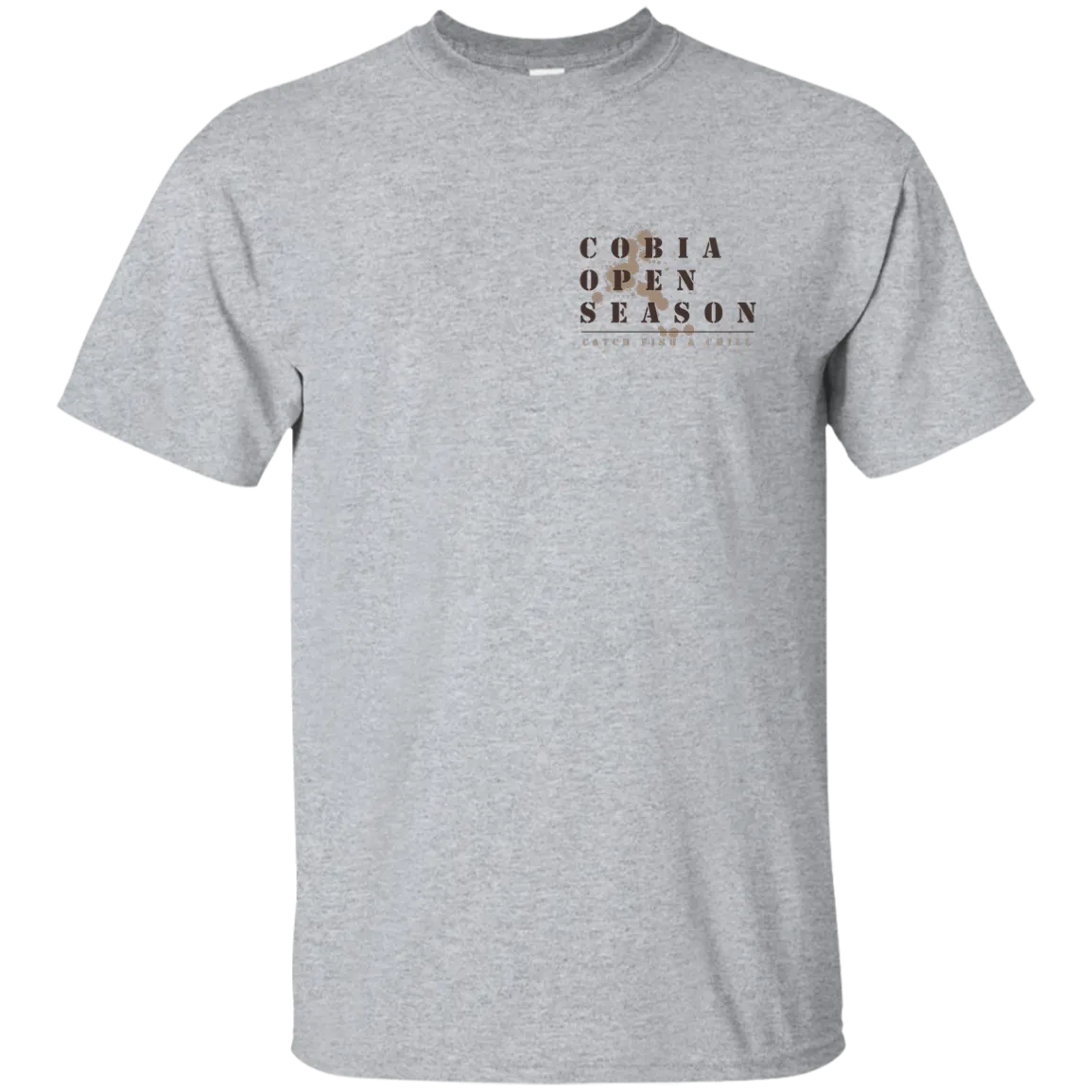 CATCH FISH & CHILL COBIA OPEN SEASON WATERMEN TEE