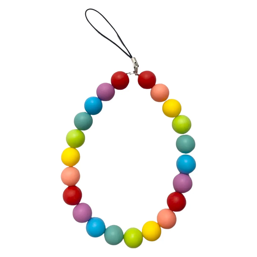 Cell Phone Charm - Silicone Beads