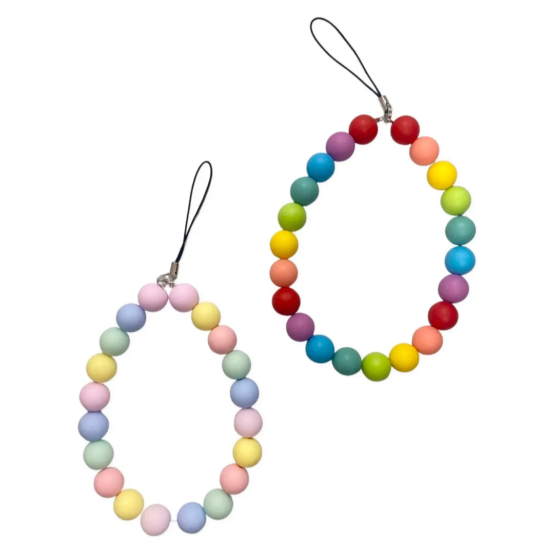 Cell Phone Charm - Silicone Beads