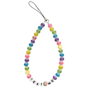 Cell Phone Charm - Stripe Beads