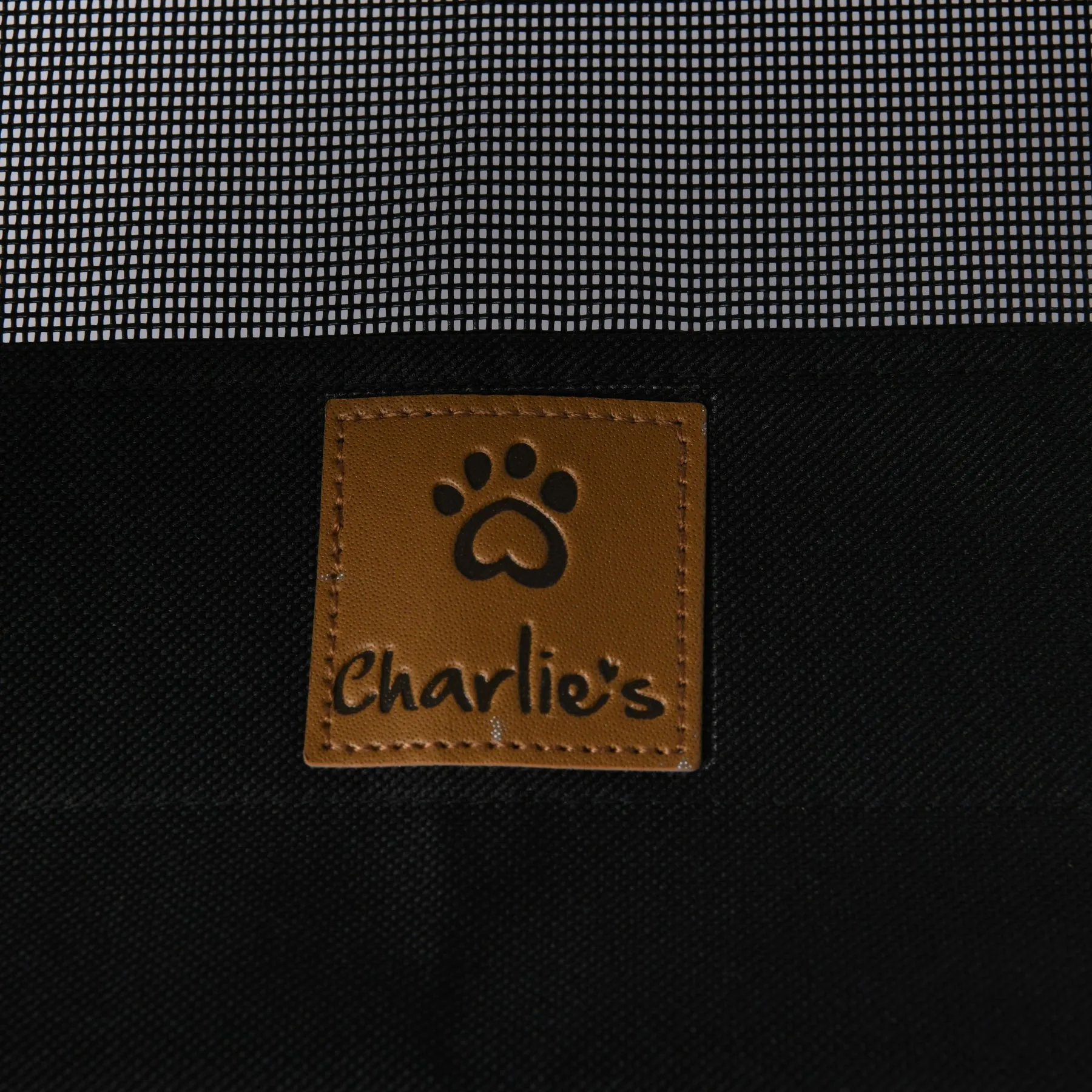 Charlie's Elevated Dog Bed With Tent Black Medium