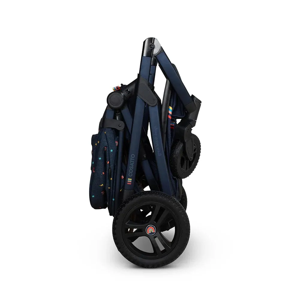 Cosatto Wow 3 Pram and Accessory Bundle - Doodle Days