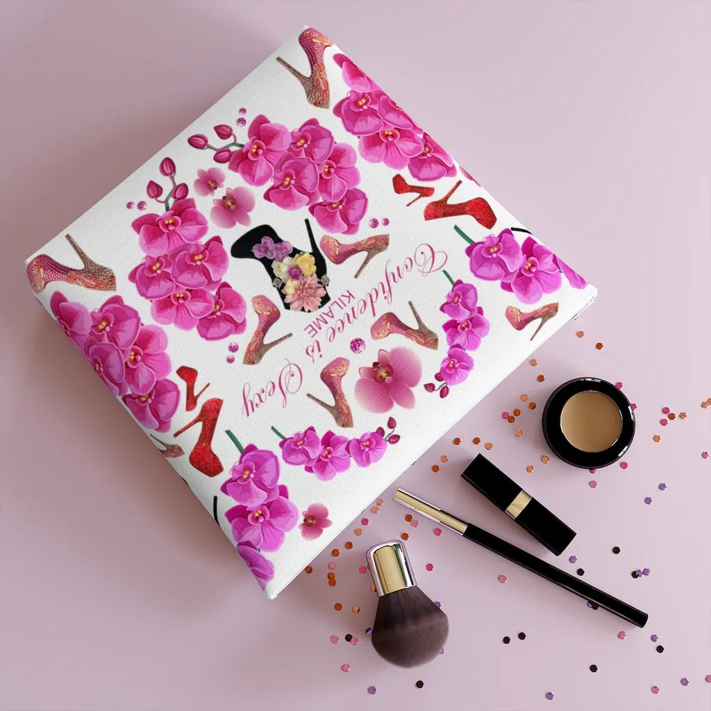 Cotton Cosmetic Bag 'Confidence is sexy'