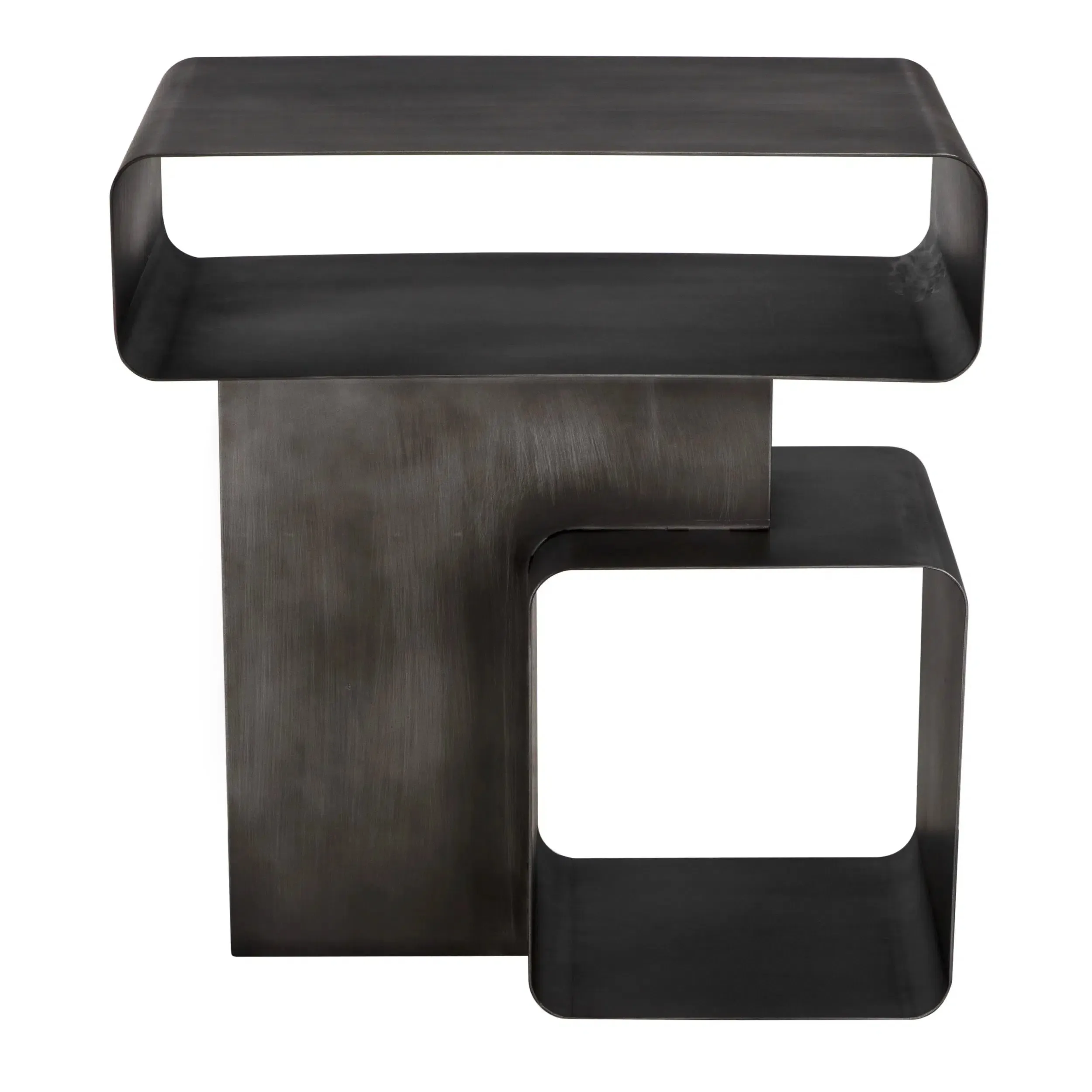 Danville Side Table, Gun Metal Finish