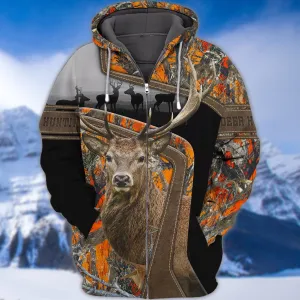 Deer Hunting 3D Shirts For Men and Women Version 3