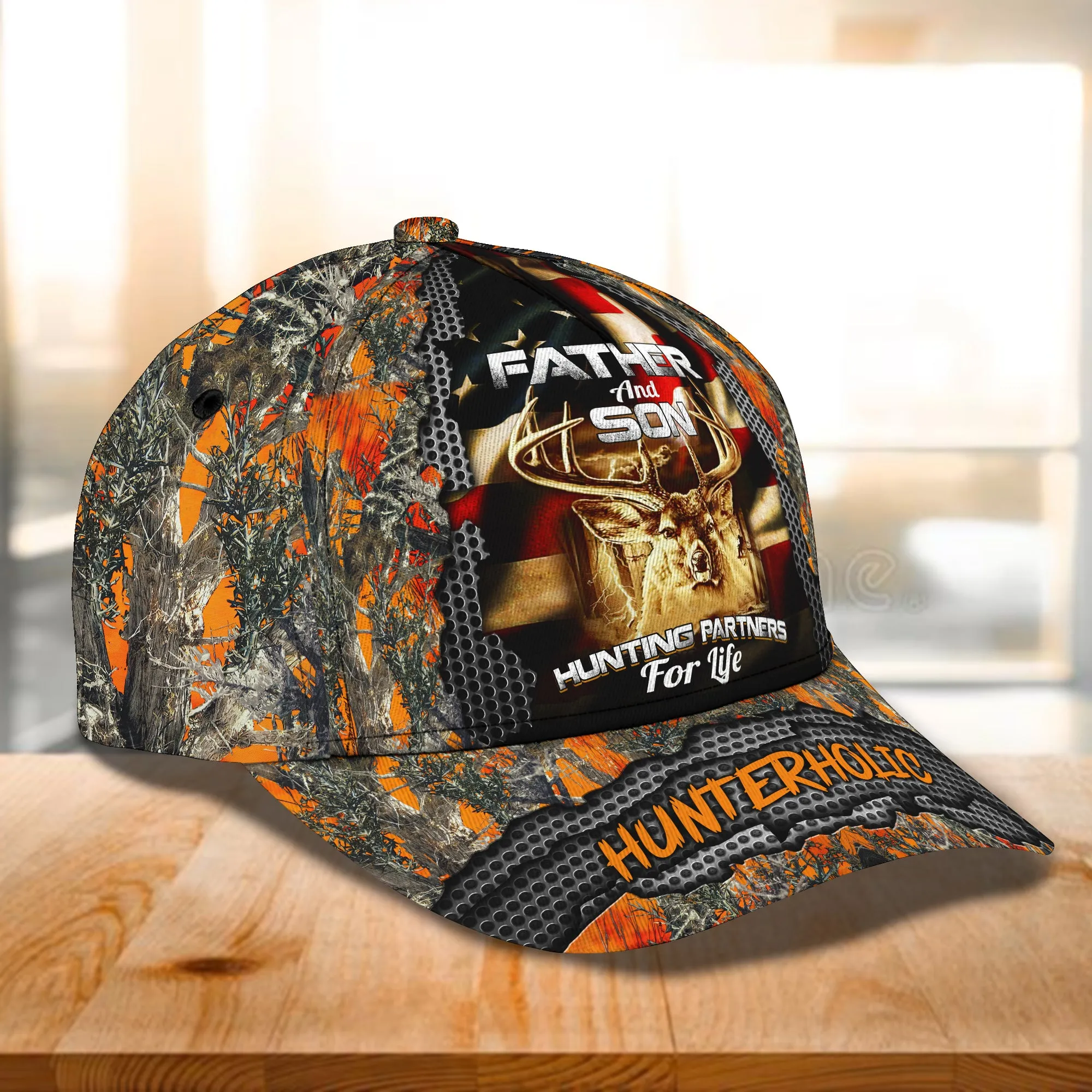 Deer Hunting 5 - Personalized Name Cap - Boom