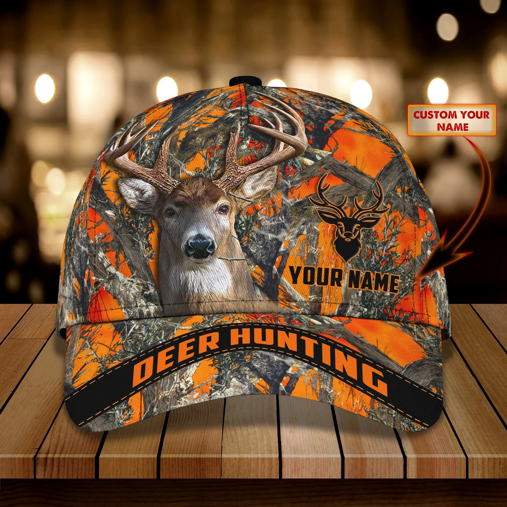 Deer Hunting - Personalized Name Cap 057 - Urt96