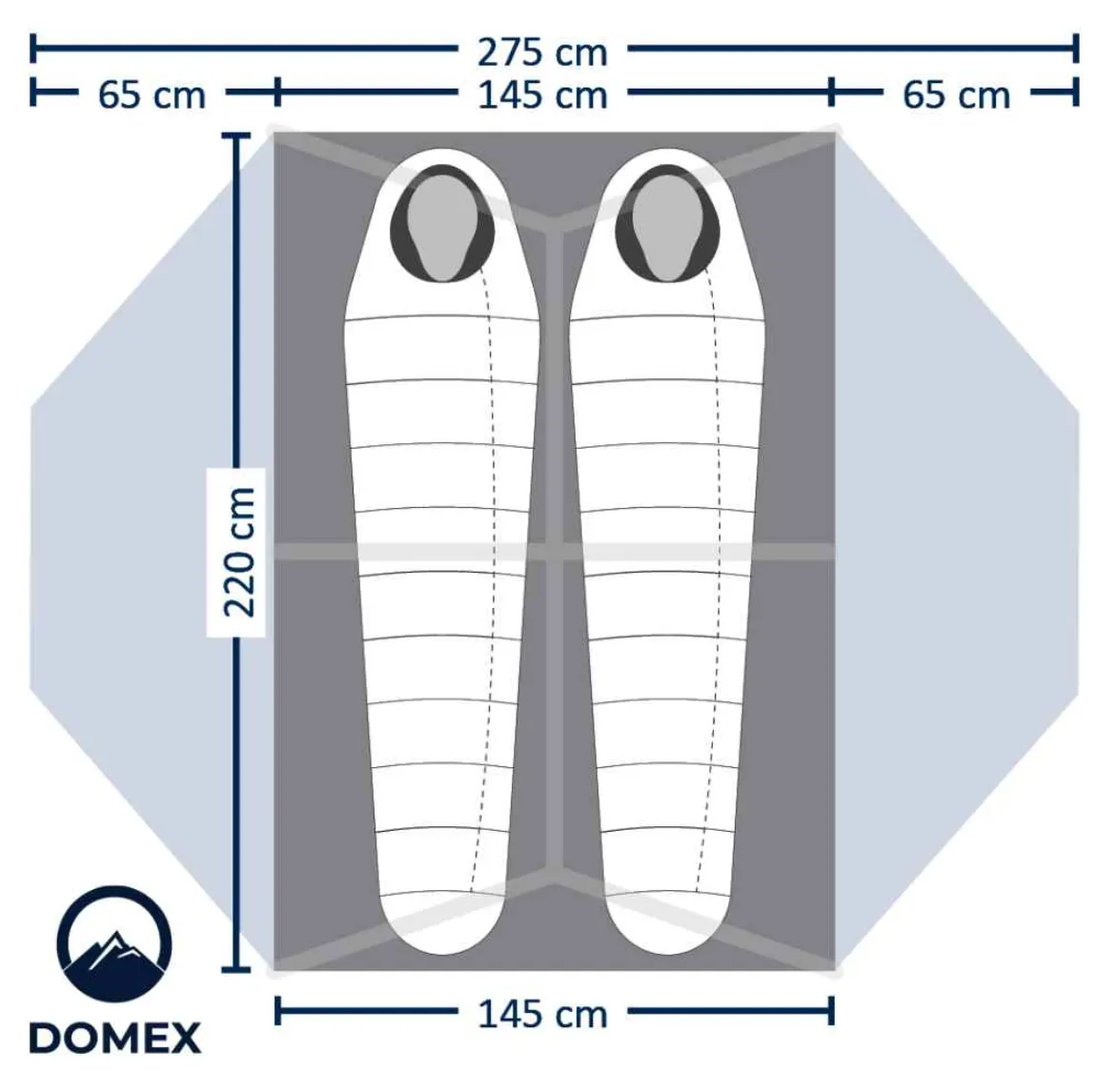 Domex Scout 2-3 Person Tent.   With FREE footprint while stocks last