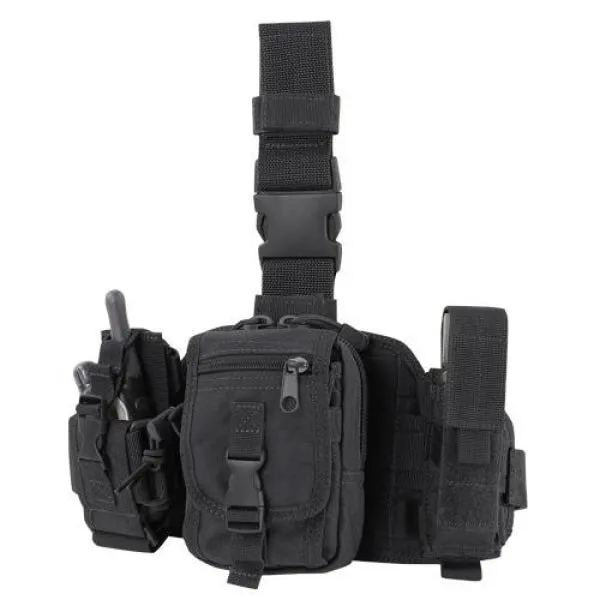DROP LEG UTILITY RIG - BLACK