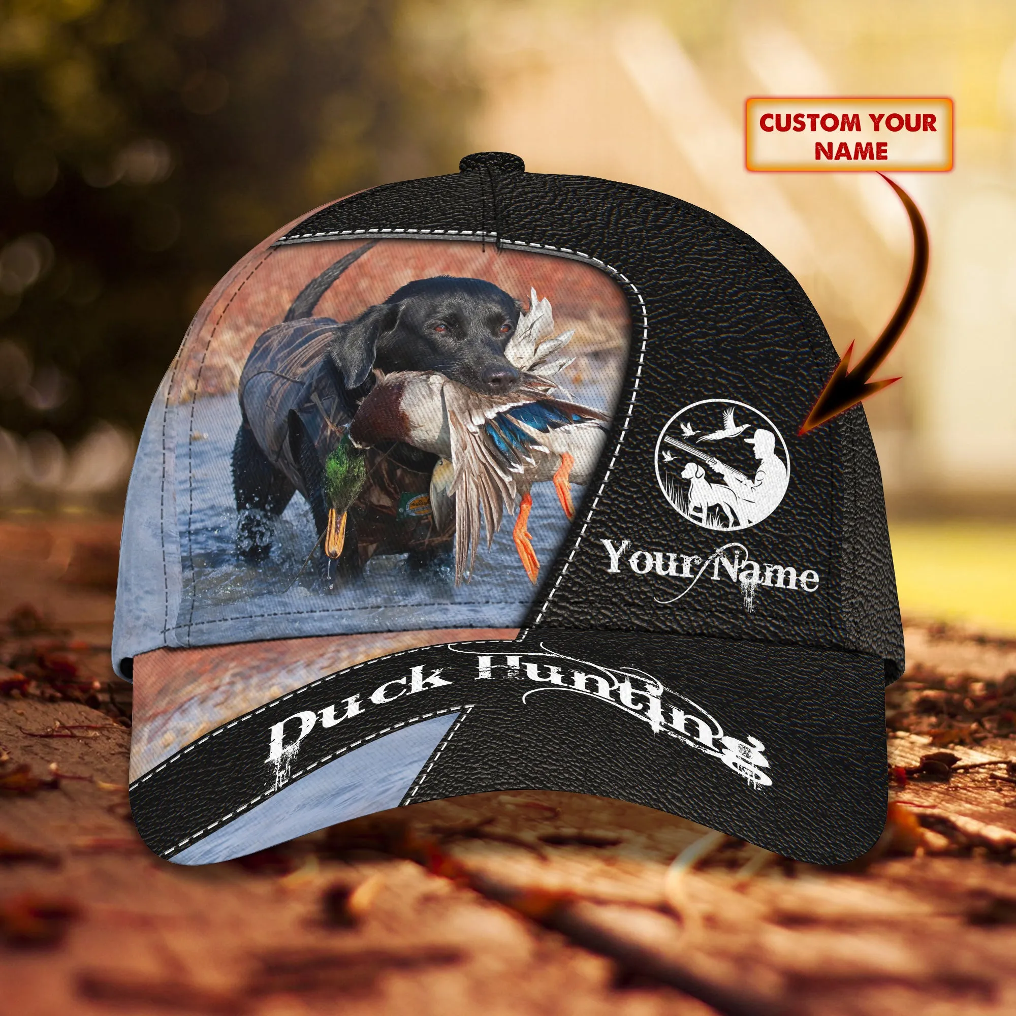 Duck Hunting - Personalized Name Cap - HTA