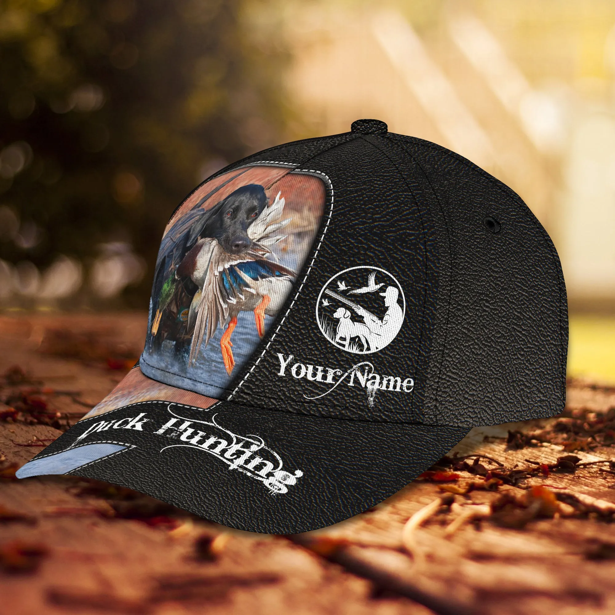 Duck Hunting - Personalized Name Cap - HTA
