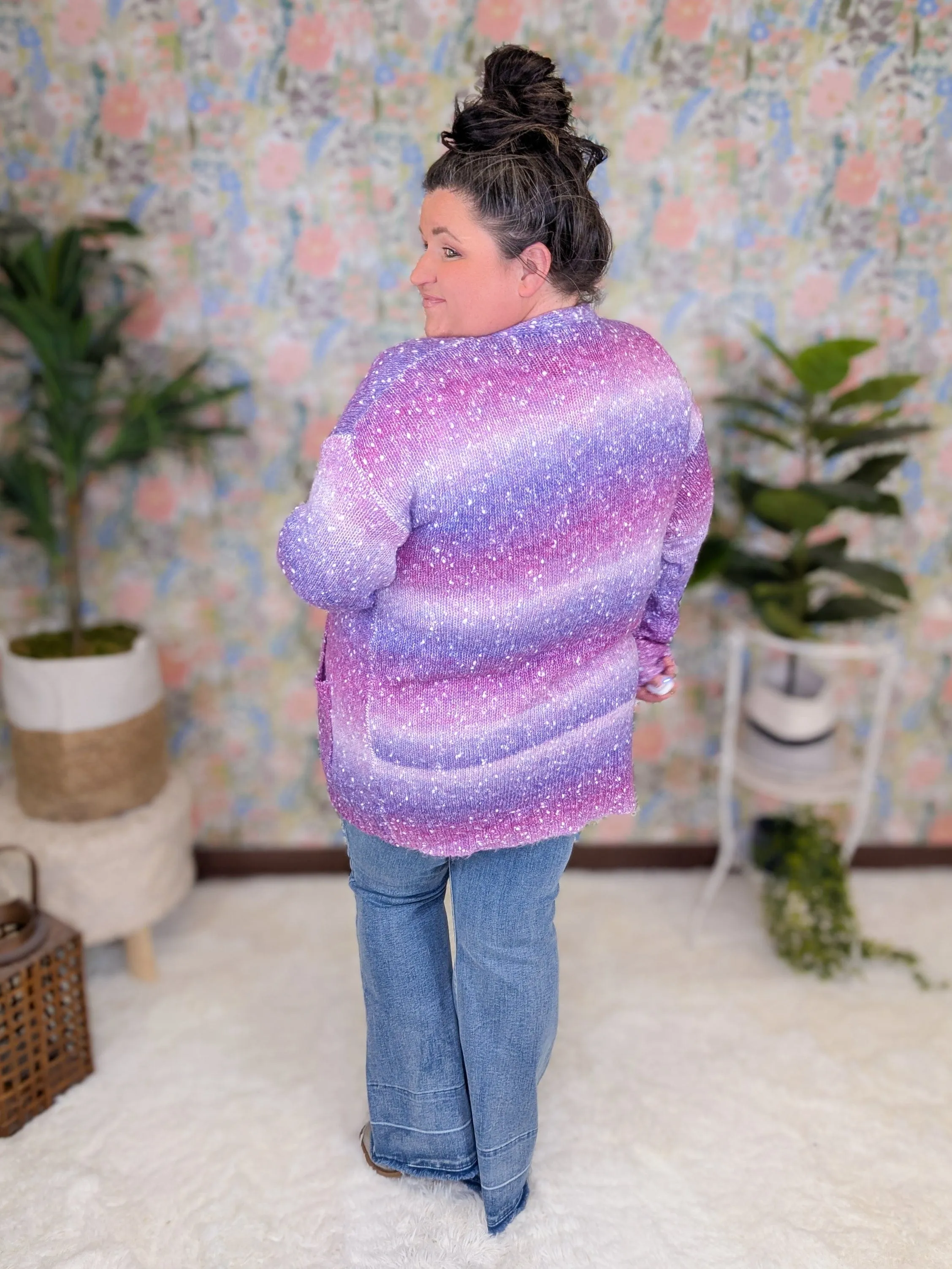 Emilia Starstruck Ombre Open Cardigan