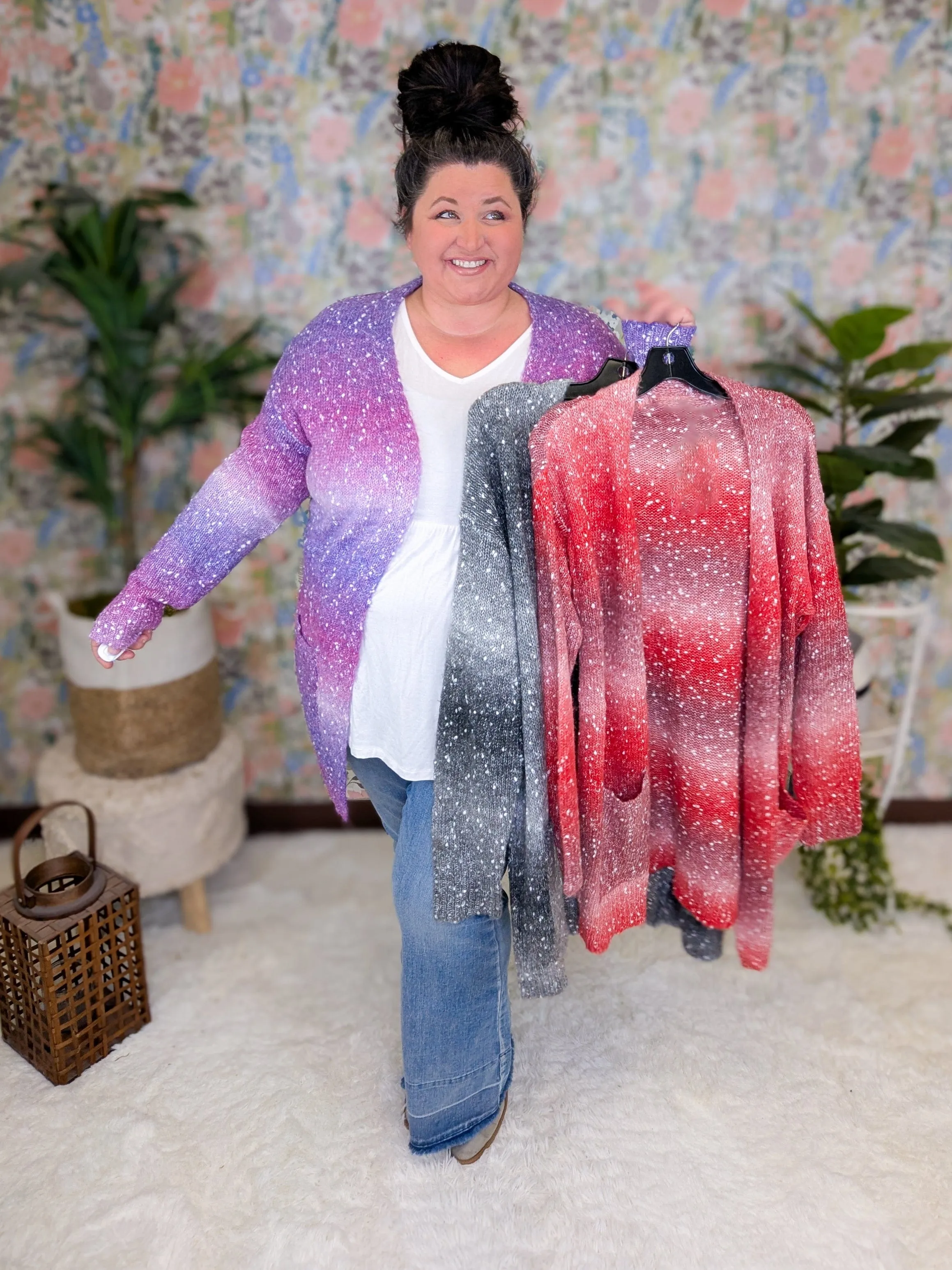 Emilia Starstruck Ombre Open Cardigan