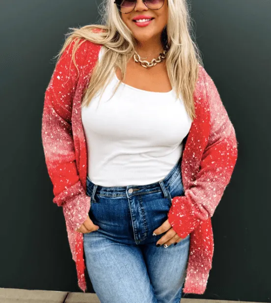 Emilia Starstruck Ombre Open Cardigan
