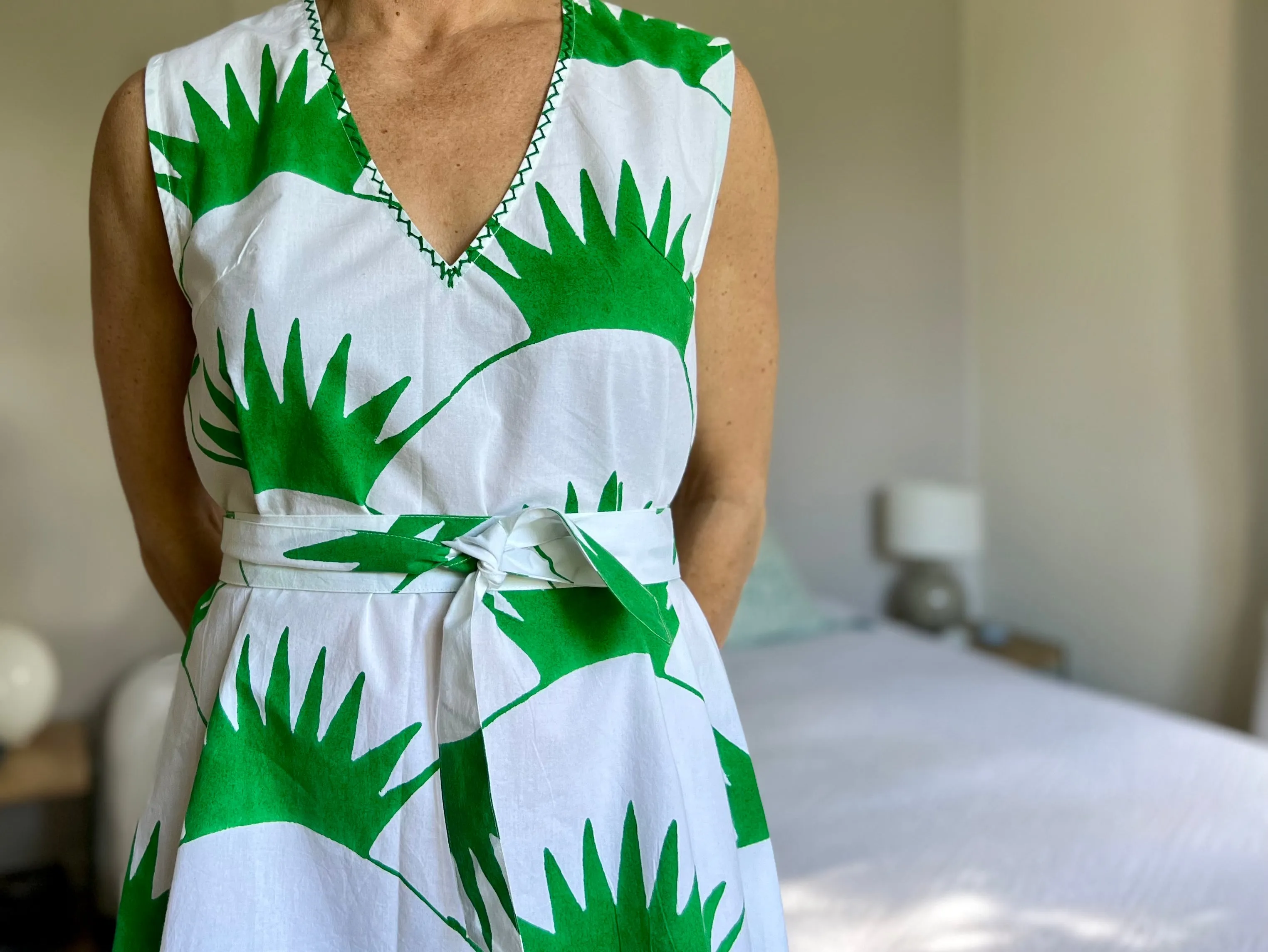 Green Sea Turtle Sleeveless Shift