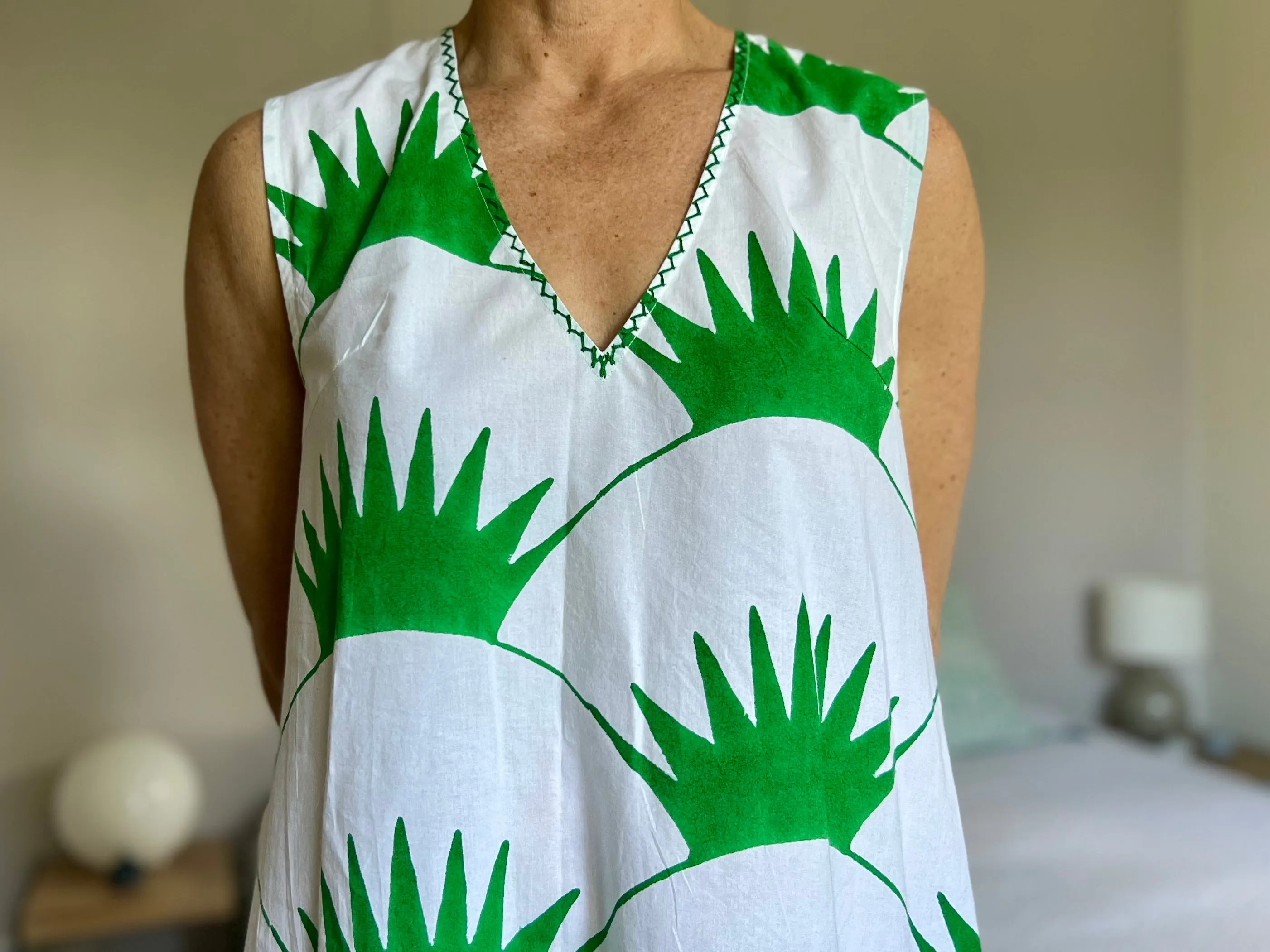 Green Sea Turtle Sleeveless Shift
