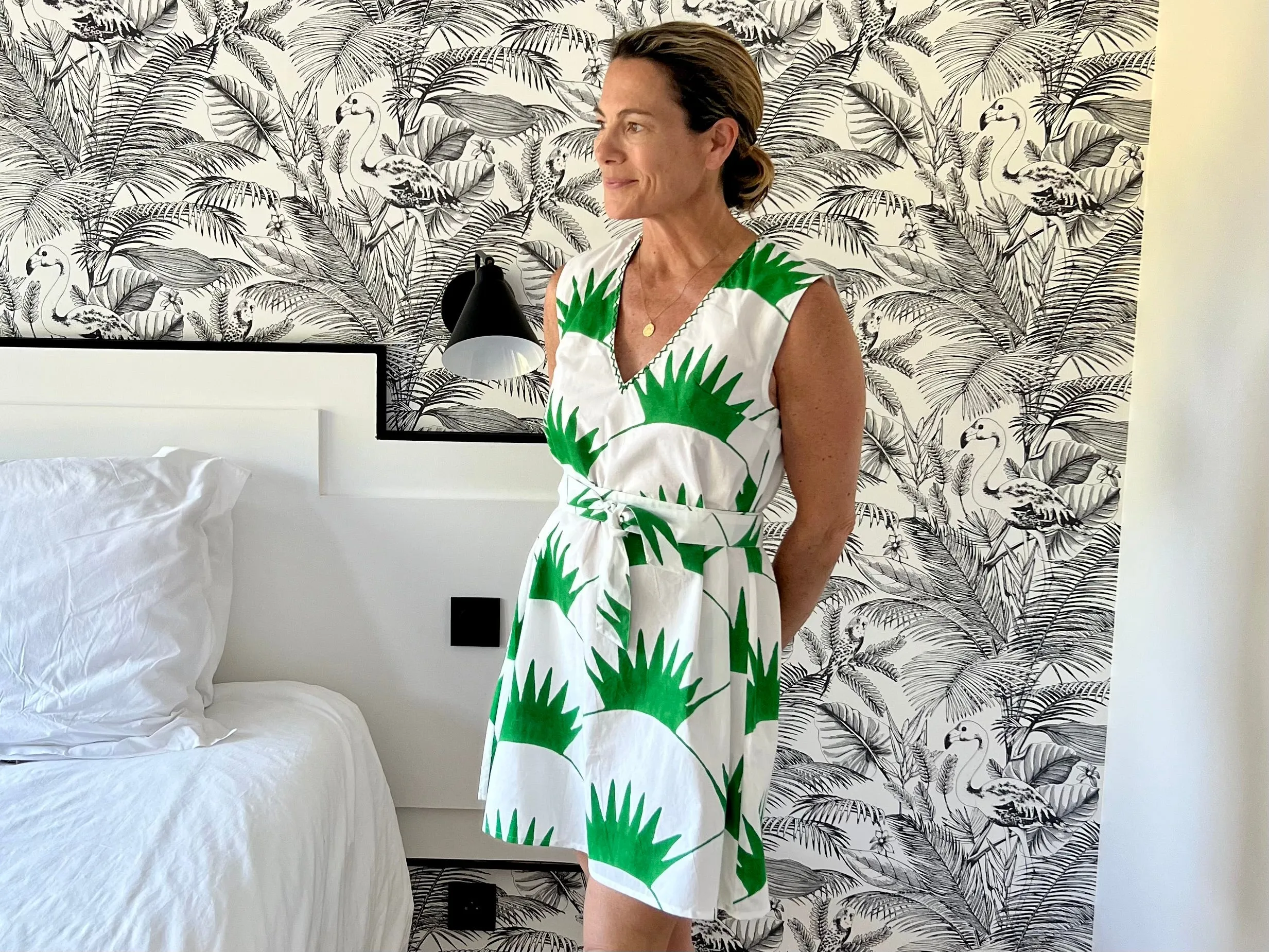 Green Sea Turtle Sleeveless Shift