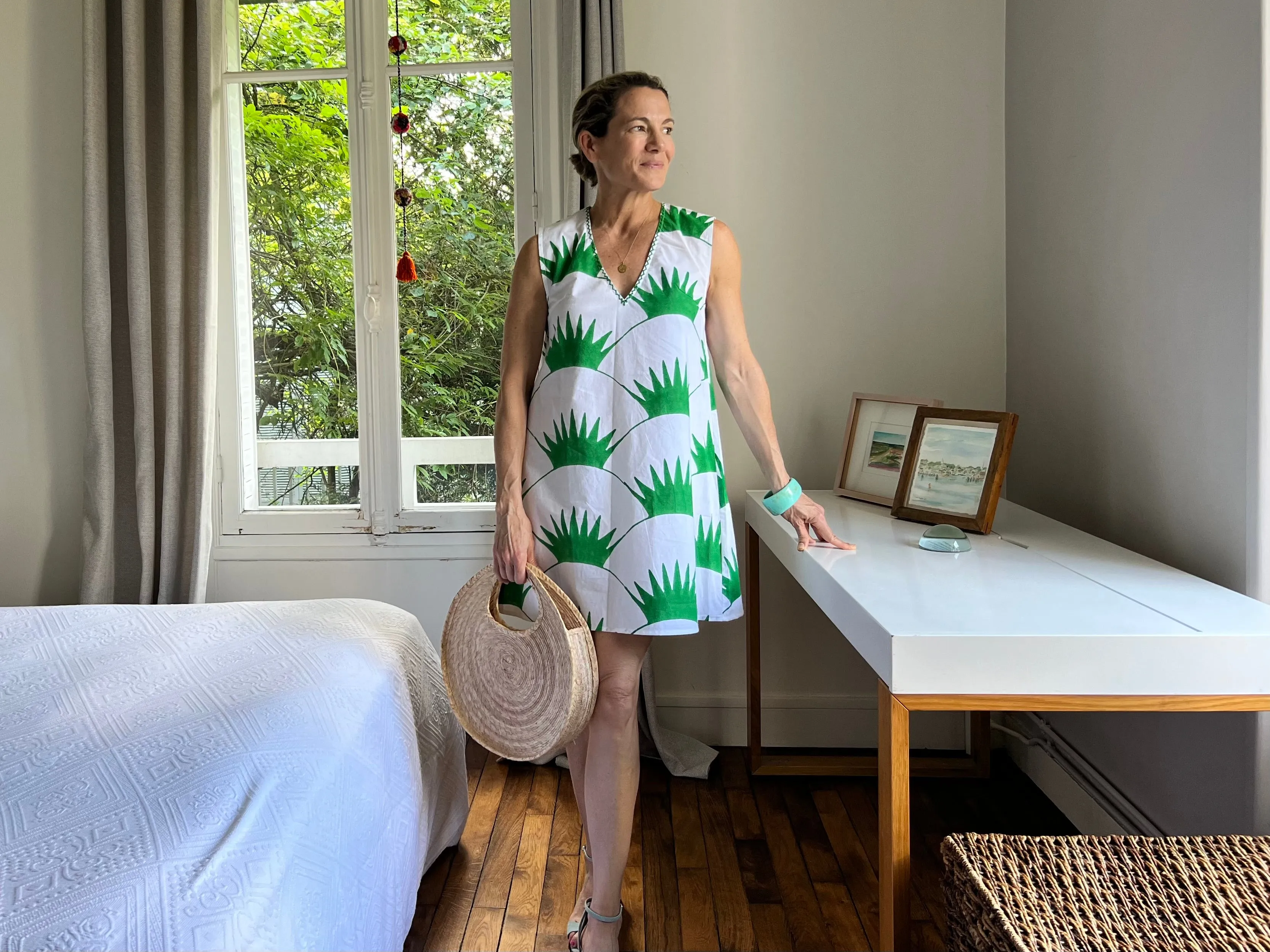 Green Sea Turtle Sleeveless Shift
