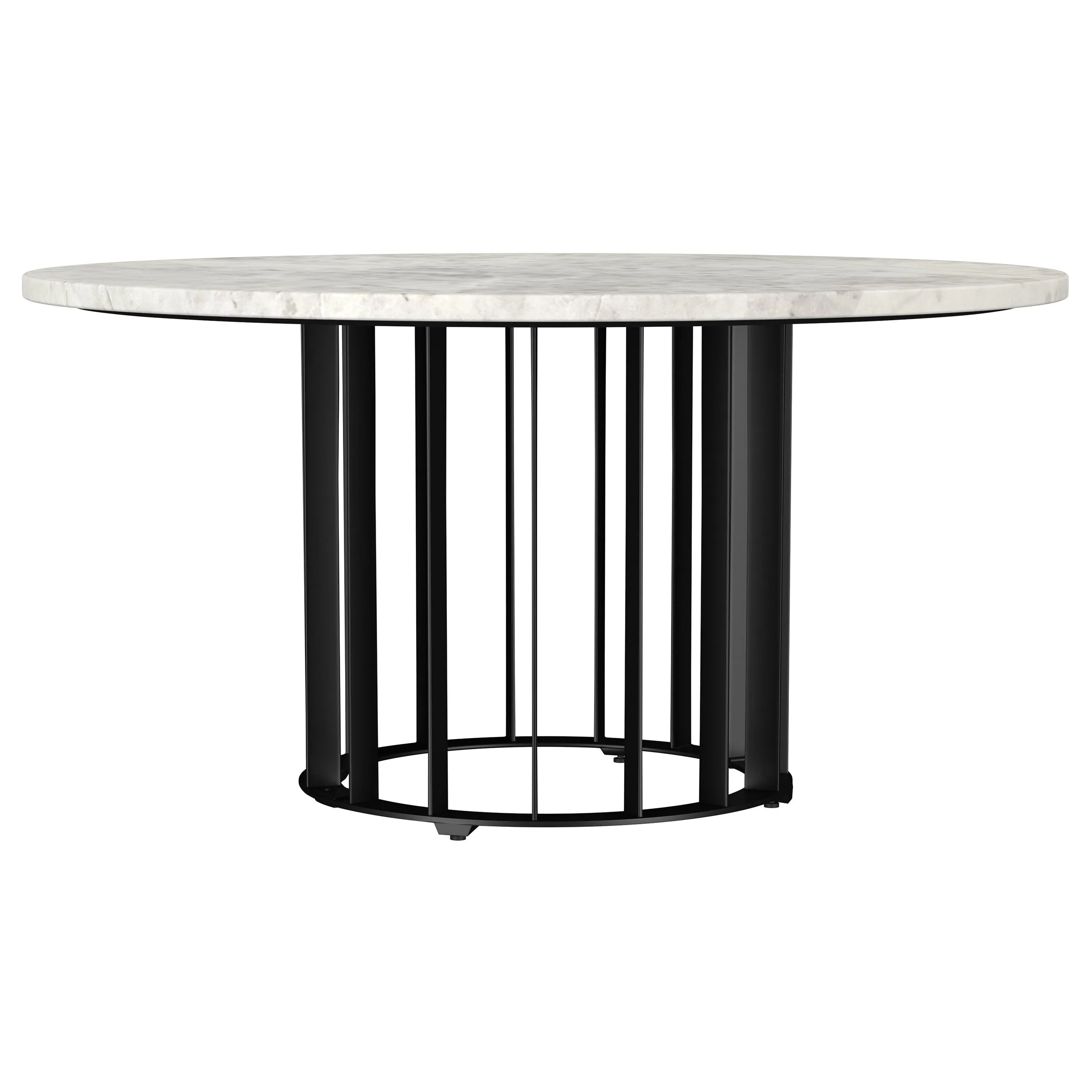 Haven 3-piece Round Marble Coffee and End Table Set Black