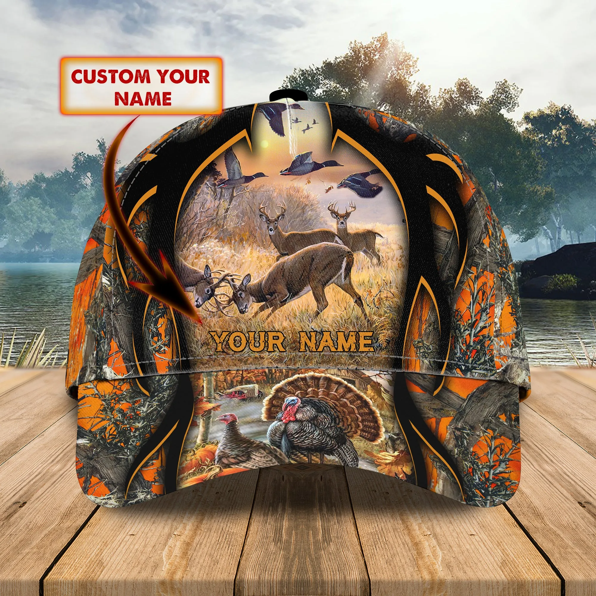 Hunting 01 - Personalized Name Cap - 16hb