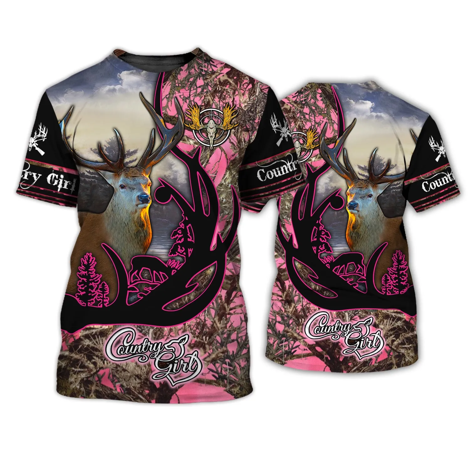 Hunting Pink Camo Country Girl - 3D Full Print