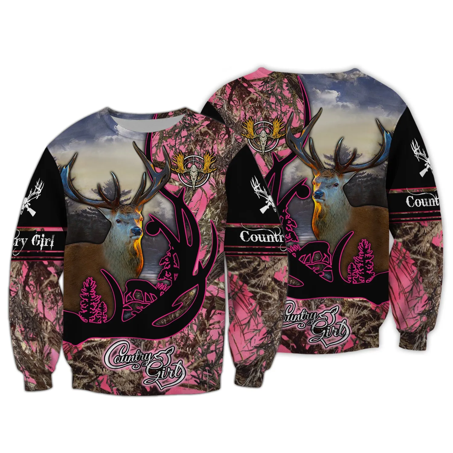 Hunting Pink Camo Country Girl - 3D Full Print