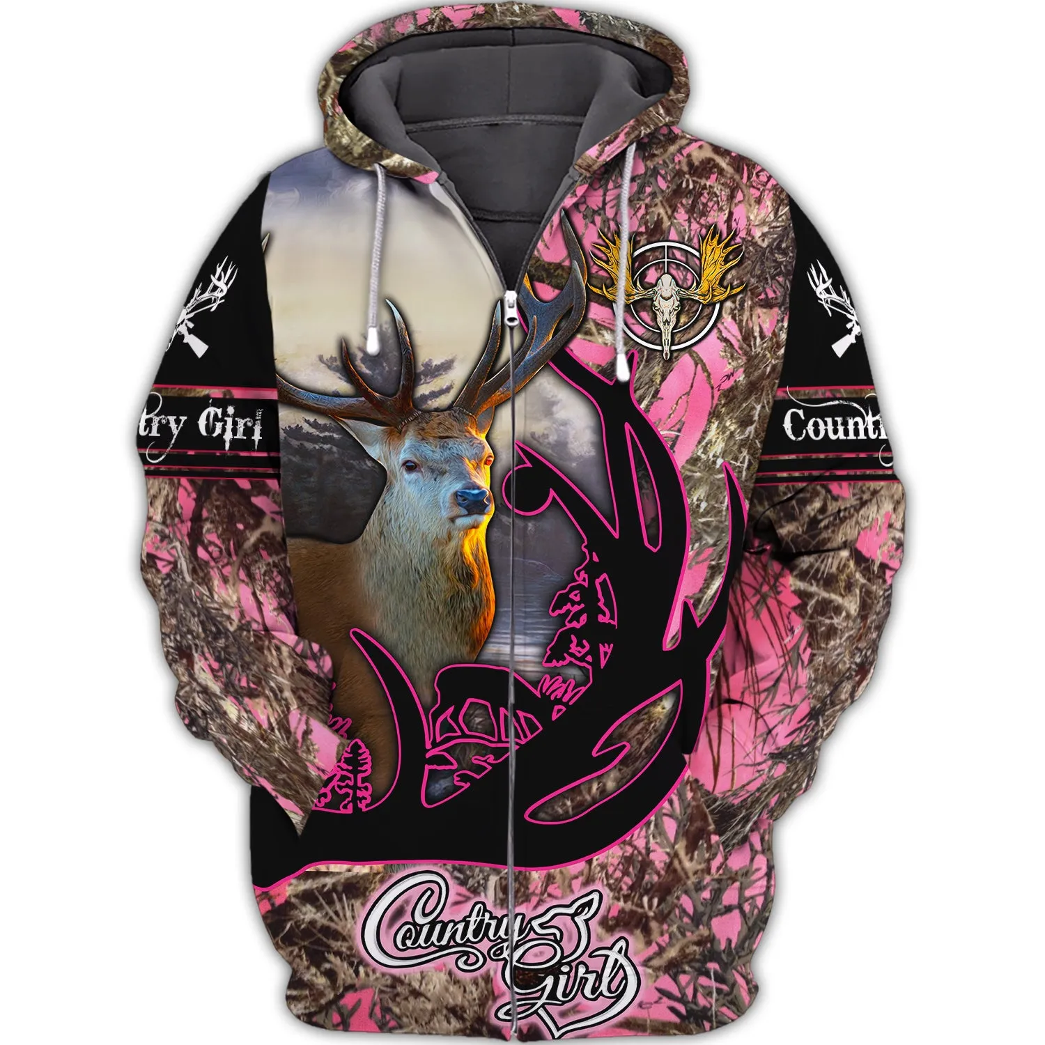Hunting Pink Camo Country Girl - 3D Full Print