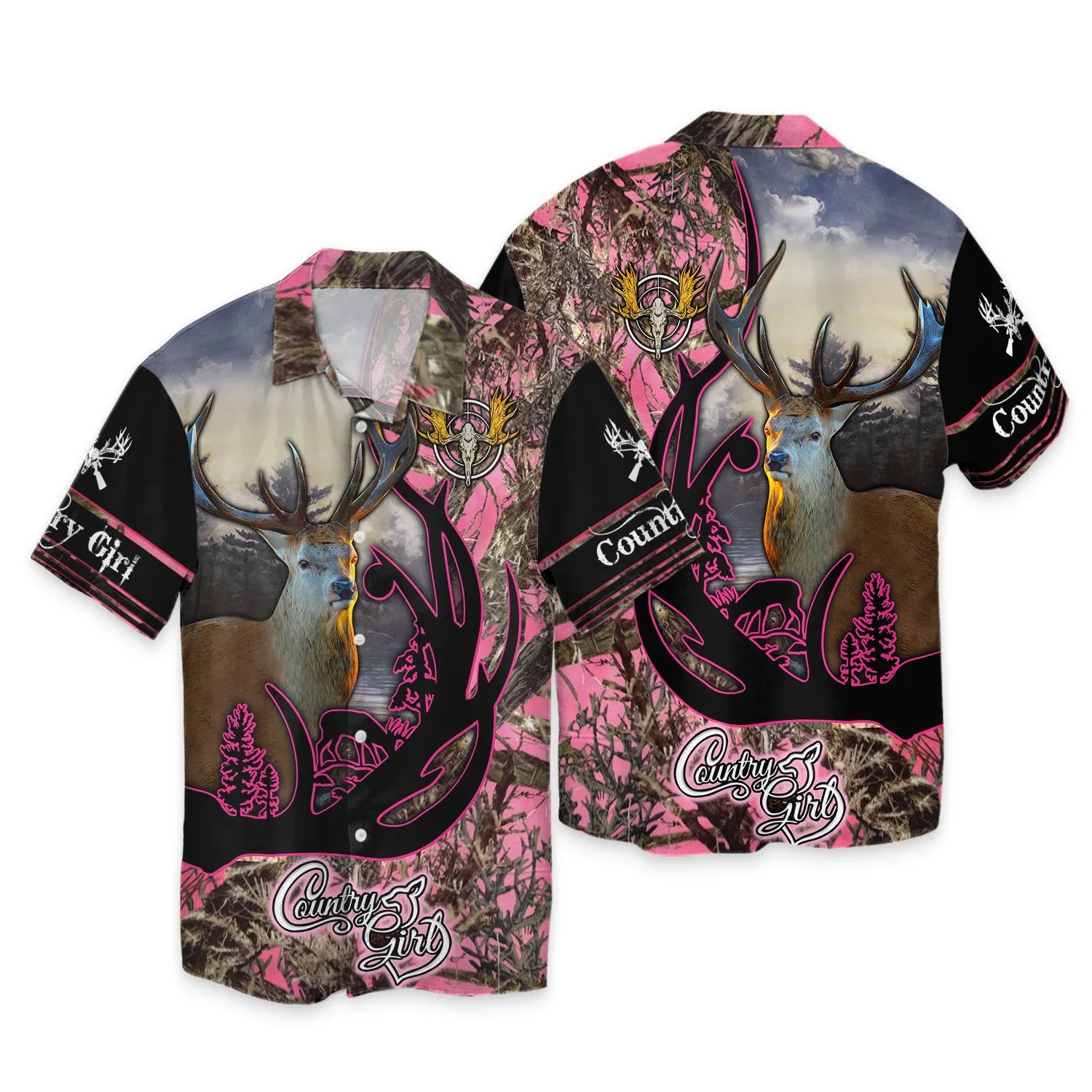Hunting Pink Camo Country Girl - 3D Full Print
